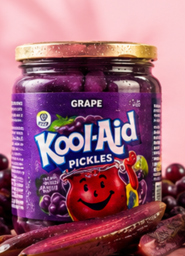 Grape Kool-Aid flavored pickle